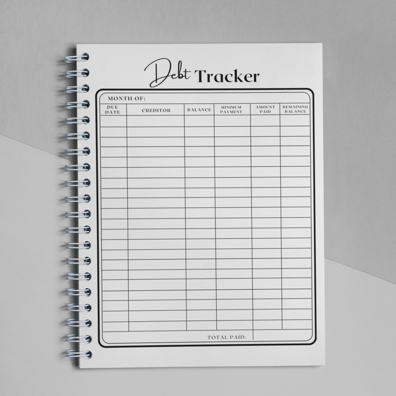 Debt Tracker