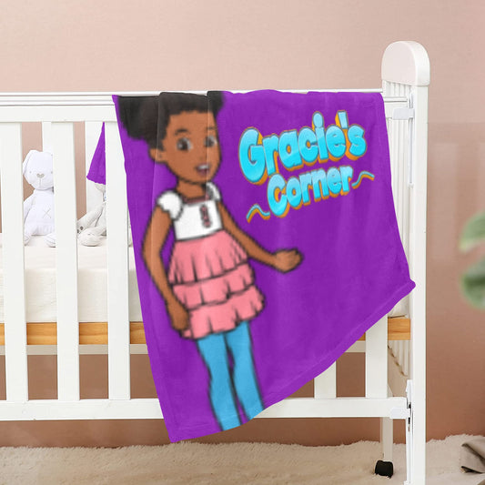 Purple 30 x 40 Baby Blanket