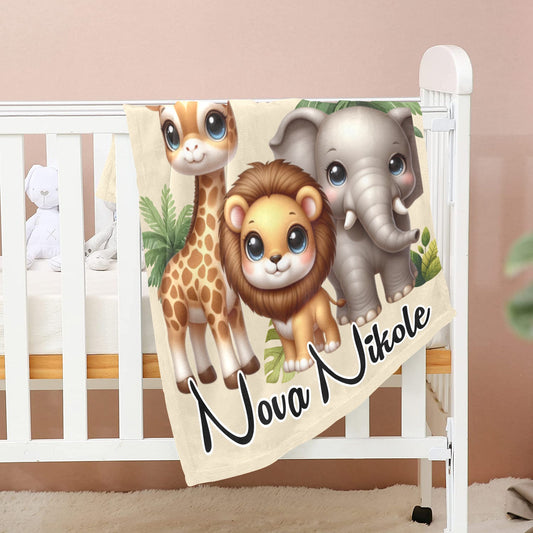 Safari 30 x 40 Baby Blanket