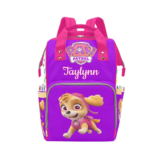 Skye Pink and Purple Baby Bag