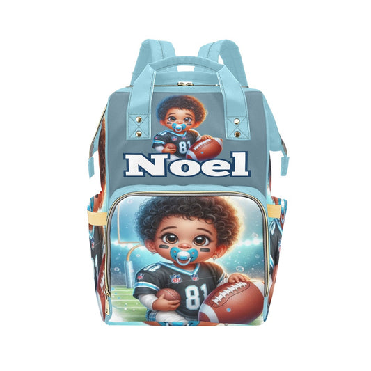 Touchdown on Blue Baby Backpack