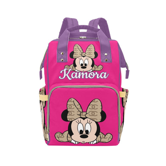 Minnie Pink and Purple Baby Bag