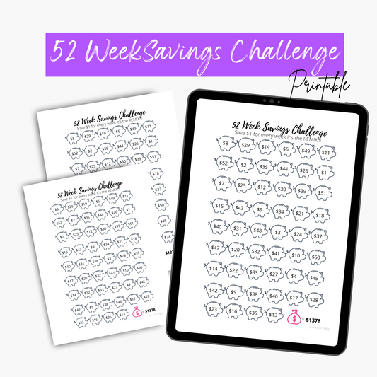 Digital 52 Week Savings Challenge